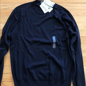 Uniqlo NWT Navy Merino Crewneck Sweater